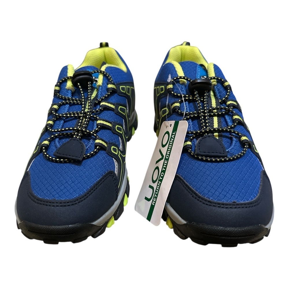 UOVO Kids Trail Sneakers Blue & Neon Green EU 36 US 3.5
